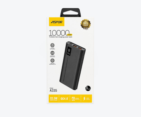 aspor-a335-10000mah-power-bank-sri-lanka Aspor A335 10000mAh 22.5W Fast Charging Power Bank Sri Lanka